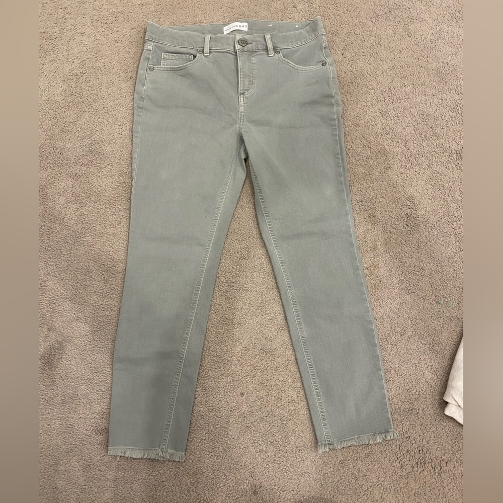 Sage green pants. Size 27/4.